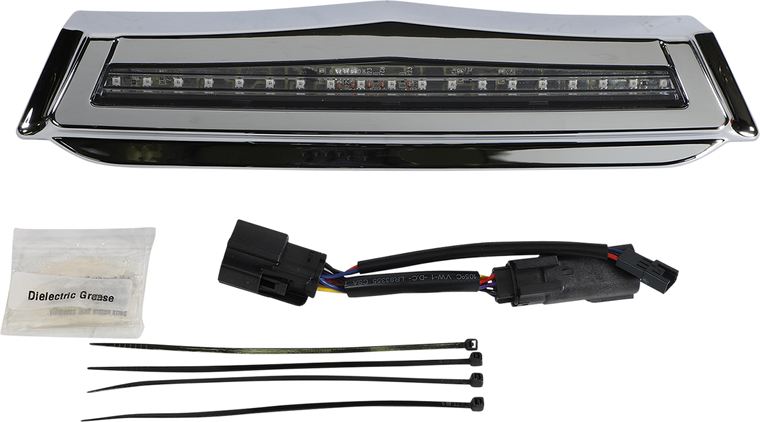 Ciro - Center Brake Light - Chrome - Center Brake Light for Tour-Pak - 40004