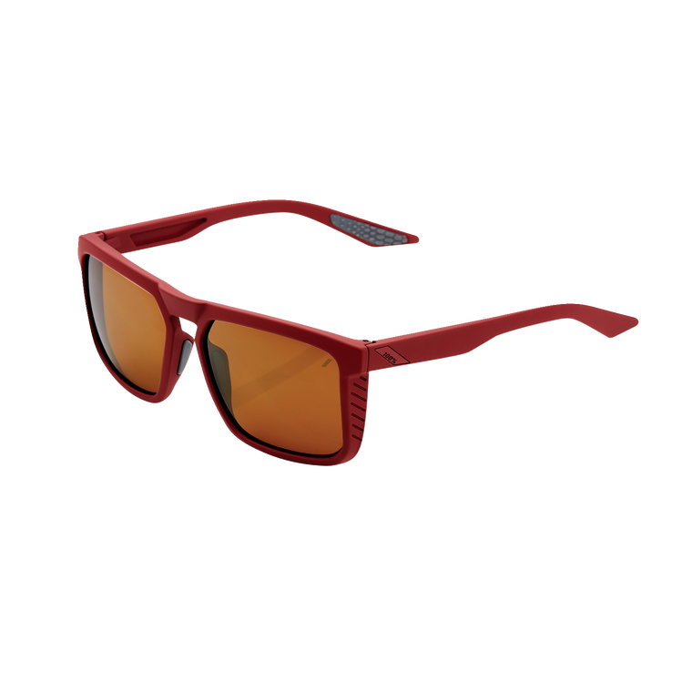 100% - Renshaw Glasses - Crimson - Bronze - Renshaw Sunglasses - 61038-392-73