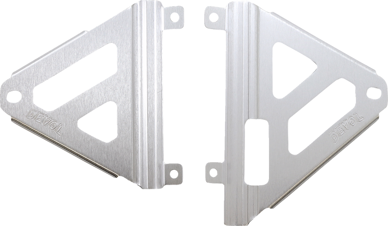 Devol - Radiator Brace - Honda - Radiator Race Braces - 0122-1204