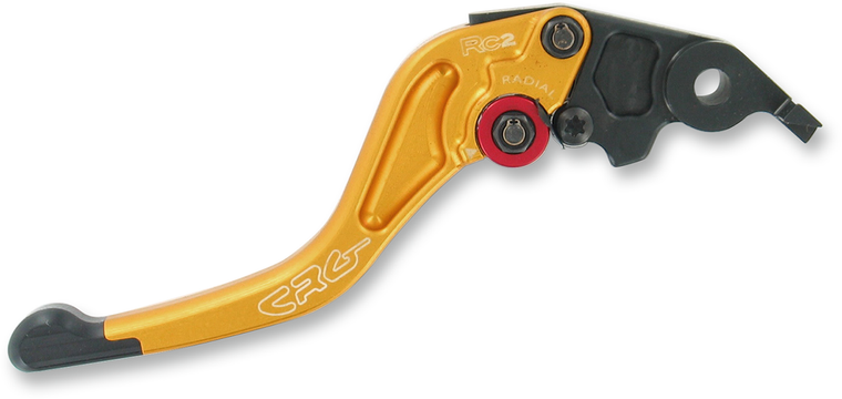 Crg - Brake Lever - RC2 - Short - Gold - RC2 Shorty Brake Lever - 2RB-516-H-G