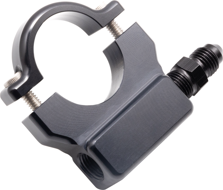 Feuling Oil Pump Corp. - Oil Pressure Gauge Mount - 1.25" - Black - Oil Pressure Gauge Mount - 9055