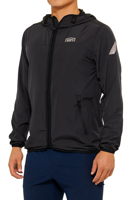 100% - Klutch Jacket - Black - 2XL - Klutch Jacket - 20041-00004