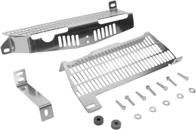 Devol - Radiator Guards - Kawasaki - Radiator Guard - 0101-2101