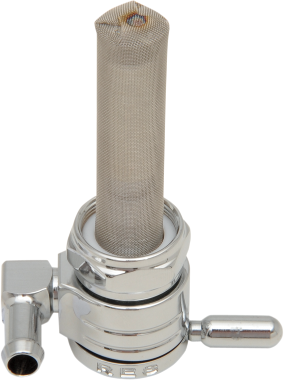 Golan Products - Forward Petcock - Chrome - 22mm - "Click-Slick" Fuel Petcock  22 mm - 76-312F-CS