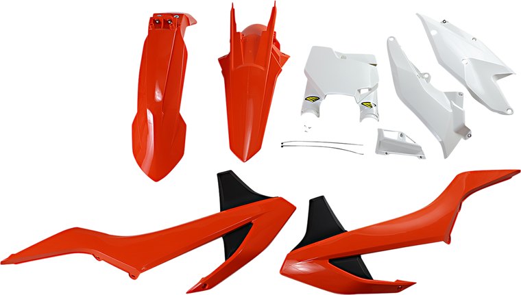Cycra - Plastic Body Kit - OEM Orange/White/Black - 5 Piece Replica Body Kit - 1CYC-9417-00