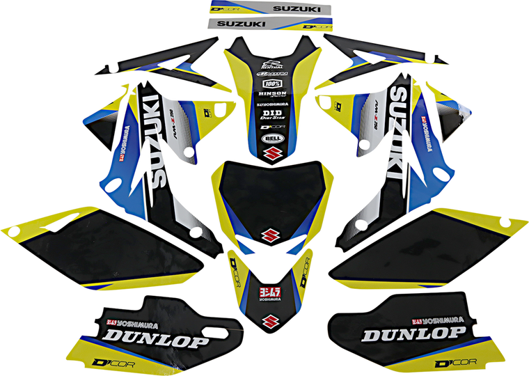 D'cor Visuals - Graphic Kit - Suzuki Works - Complete Graphics Kit  Works - 20-40-301