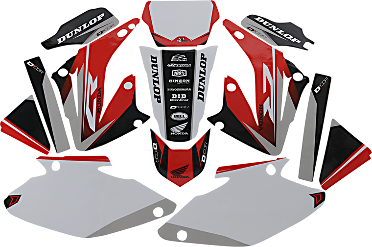 D'cor Visuals - Graphic Kit - Honda - Complete Graphics Kit  Cor 9 - 20-10-127