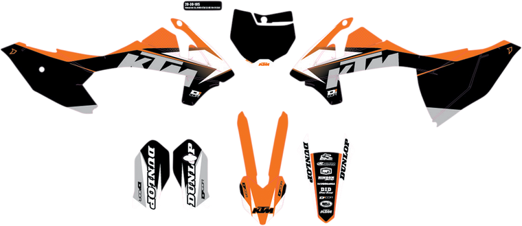 D'cor Visuals - Graphic Kit - KTM - Complete Graphics Kit  Cor 9 - 20-30-105 D'cor Visuals - Graphic Kit - KTM - Complete Graphics Kit  Cor 9 - 20-30-105