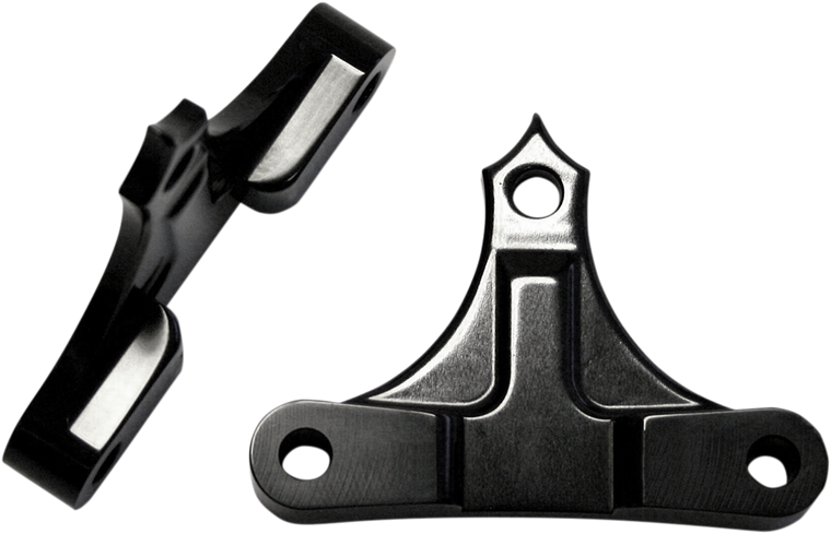 Accutronix - Hot Legs/Bagger Legs Fender Spacers - Black - 0.625" Spacer - For 6" Width Fender - Fender Spacers for Hot/Bagger Legs - TFS49-NF5/8B