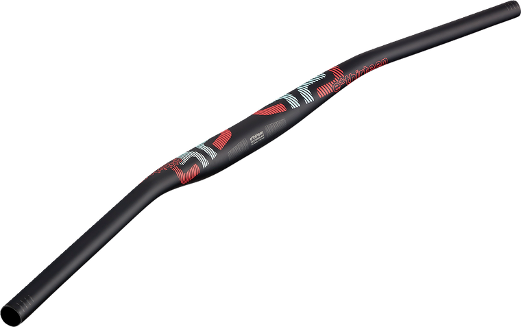 E*thirteen - Race Carbon Handlebar - 35 mm - 35 mm Rise - Seafoam Red - Race Carbon Handlebar - HA1URA-105 E*thirteen - Race Carbon Handlebar - 35 mm - 35 mm Rise - Seafoam Red - Race Carbon Handlebar - HA1URA-105