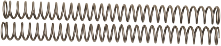 Factory Connection - Front Fork Springs - 0.49 kg/mm - Replacement Front Fork Springs  27.40 lb/in - LAU-049