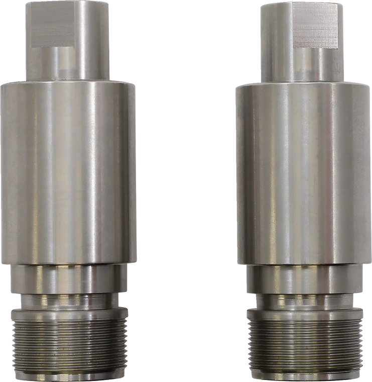 Cycle Visions - Chrome Fork Tube Extensions - 41 mm Diameter - Extends +2" - Fork Tube Extensions - CV7100
