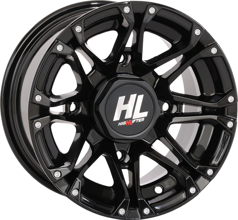 High Lifter - Wheel - HL3 - Front/Rear - Gloss Black - 12x7 - 4/156 - 4+3 (+10 mm) - HL3 Wheel - 12HL03-1256