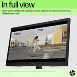 HP P22v G5 computer monitor 54.5 cm (21.4") 1920 x 1080 pixels Full HD Black - 64V81AA