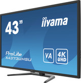 iiyama ProLite X4373UHSU-B1 computer monitor 108 cm (42.5") 3840 x 2160 pixels 4K Ultra HD Black - X4373UHSU-B1