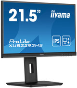 iiyama ProLite XUB2293HS-B5 computer monitor 54.6 cm (21.5") 1920 x 1080 pixels Full HD LED Black - XUB2293HS-B5