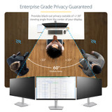 StarTech.com Monitor Privacy Screen for 23.8" Display - Computer Screen Security Filter - Blue Light Reducing Screen Protector Film - 16:9 Widescreen -Matte/Glossy - +/-30 Degree - PRIVACY-SCREEN-238M