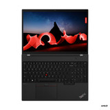 Lenovo ThinkPad T16 Gen 2 (AMD) Laptop 40.6 cm (16") WUXGA AMD Ryzen™ 5 PRO 7540U 16 GB LPDDR5x-SDRAM 256 GB SSD Wi-Fi 6E (802.11ax) Windows 11 Pro Black - 21K7000JUK