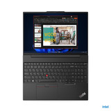 Lenovo ThinkPad E16 Laptop 40.6 cm (16") WUXGA Intel® Core™ i5 i5-1335U 8 GB DDR4-SDRAM 256 GB SSD Wi-Fi 6 (802.11ax) Windows 11 Pro Black - 21JN004NUK
