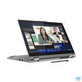 Lenovo ThinkBook 14s Yoga Hybrid (2-in-1) 35.6 cm (14") Touchscreen Full HD Intel® Core™ i5 i5-1335U 16 GB DDR4-SDRAM 256 GB SSD Wi-Fi 6 (802.11ax) Windows 11 Pro Grey - 21JG000FUK