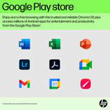 HP Chromebook x360 13b-ca0002sa 33.8 cm (13.3") Touchscreen Full HD MediaTek Kompanio 1200 4 GB LPDDR4x-SDRAM 256 GB SSD Wi-Fi 6 (802.11ax) ChromeOS Silver - 77U99EA