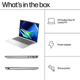 HP Pavilion Plus 14-ey0000na Laptop 35.6 cm (14") 2.8K AMD Ryzen™ 7 7840U 16 GB LPDDR5x-SDRAM 1 TB SSD Wi-Fi 6 (802.11ax) Windows 11 Home Silver - 99W99EA