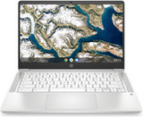 HP Chromebook 14a-na0005na 35.6 cm (14") Full HD Intel® Pentium® Silver N5030 8 GB LPDDR4-SDRAM 128 GB eMMC Wi-Fi 5 (802.11ac) ChromeOS White - 65T58EA