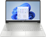 HP 15s-fq5020na Laptop 39.6 cm (15.6") Full HD Intel® Core™ i3 i3-1215U 4 GB DDR4-SDRAM 128 GB SSD Wi-Fi 5 (802.11ac) Windows 11 Home in S mode Silver - 8R520EA