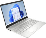 HP 15s-fq5020na Laptop 39.6 cm (15.6") Full HD Intel® Core™ i3 i3-1215U 4 GB DDR4-SDRAM 128 GB SSD Wi-Fi 5 (802.11ac) Windows 11 Home in S mode Silver - 8R520EA