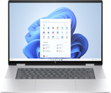 HP ENVY x360 16-ac0008na Hybrid (2-in-1) 40.6 cm (16") Touchscreen WUXGA Intel Core Ultra 7 155U 16 GB LPDDR5-SDRAM 512 GB SSD Wi-Fi 7 (802.11be) Windows 11 Home Silver - A0LS7EA