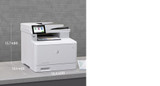 HP Color LaserJet Enterprise MFP M480f, Color, Printer for Business, Print, copy, scan, fax, Compact Size; Strong Security; Two-sided printing; 50-sheet ADF; Energy Efficient - 3QA55A