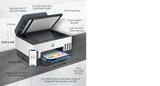 HP Smart Tank 7305e All-in-One, Color, Printer for Home and home office, Print, Scan, Copy, ADF, Wireless, 35-sheet ADF; Scan to PDF; Two-sided printing - 28B75A