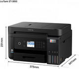 Epson EcoTank ET-3850 Inkjet A4 4800 x 1200 DPI 33 ppm Wi-Fi - C11CJ61401