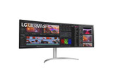 LG 49WQ95C-W computer monitor 124.5 cm (49") 5120 x 1440 pixels UltraWide Dual Quad HD Silver - 49WQ95C-W.AEK