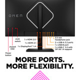 HP OMEN by HP 27k computer monitor 68.6 cm (27") 3840 x 2160 pixels 4K Ultra HD LCD Black - 780G8AA