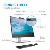 HP E24mv G4 computer monitor 60.5 cm (23.8") 1920 x 1080 pixels Full HD Black, Silver - 169L0AA