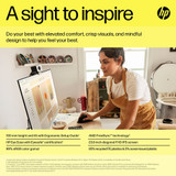 HP M24h computer monitor 60.5 cm (23.8") 1920 x 1080 pixels Full HD LED Silver - 76D15AA