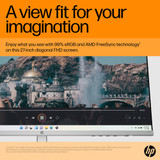 HP M27h FHD computer monitor 68.6 cm (27") 1920 x 1080 pixels Full HD LED Black, Grey - 76D13AA