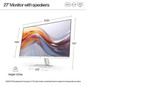 HP Series 5 27 inch FHD Monitor with Speakers - 527sa - 94F48AA