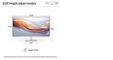 HP Series 5 23.8 inch FHD Height Adjust Monitor - 524sh - 94C19AA