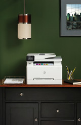 HP Color LaserJet Pro MFP M283fdw, Print, Copy, Scan, Fax, Front-facing USB printing; Scan to email; Two-sided printing; 50-sheet uncurled ADF - 7KW75A