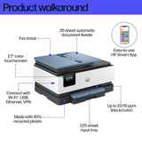 HP OfficeJet Pro 8125e All-in-One Printer Thermal inkjet A4 4800 x 1200 DPI 20 ppm Wi-Fi - 405U8B