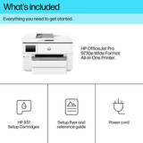 HP OfficeJet Pro 9730e Wide Format All-in-One Printer Thermal inkjet A3 4800 x 1200 DPI 22 ppm Wi-Fi - 537P6B