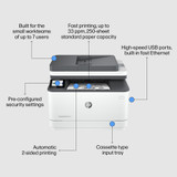 HP LaserJet Pro MFP 3102fdn Printer - 3G629F