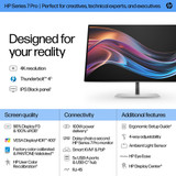 HP Series 7 Pro 27 inch 4K Thunderbolt 4 Monitor - 727pk - 8J9G2AA