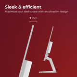 Lenovo L27e-40 27" FHD Monitor, Cloud Grey - 67ACKAC4UK