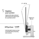 HP Series 5 27 inch FHD Height Adjust Monitor - 527sh - 94C50AA