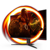 AOC G2 24G2ZE/BK LED display 60.5 cm (23.8") 1920 x 1080 pixels Full HD Black, Red - 24G2ZE/BK