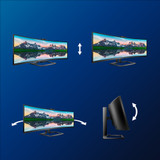 Philips P Line 32:9 SuperWide curved LCD display 499P9H/00 - 499P9H/00