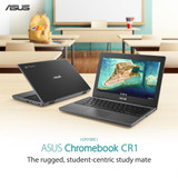 ASUS Chromebook CR1 CR1100CKA-GJ0388 Intel® Celeron® N N4500 29.5 cm (11.6") HD 4 GB LPDDR4x-SDRAM 64 GB eMMC Wi-Fi 6 (802.11ax) ChromeOS Grey - 90NX03V1-M00E00